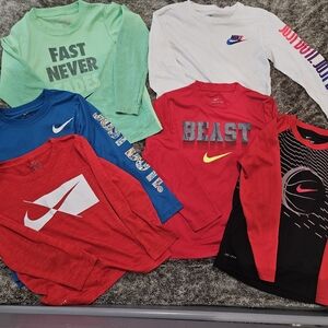 Nike Kids Long Sleeve Shirt - Red